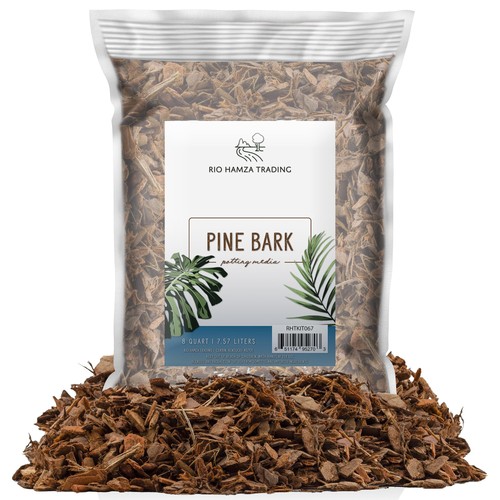 100 natural pine bark - pine, mulch