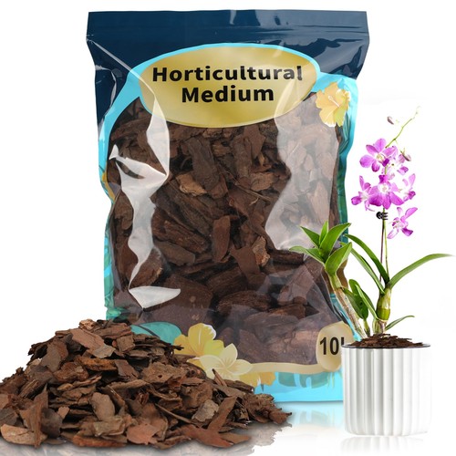 Orchid bark and pine mulch - and,
