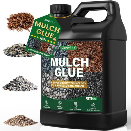 Mulch glue for landscaping - mulch,
